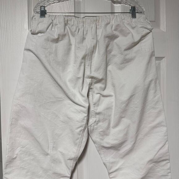 Toro Gustavo Machado White Cotton Brazilian Jiu Jitsu Pants Size A2H - Picture 13 of 13